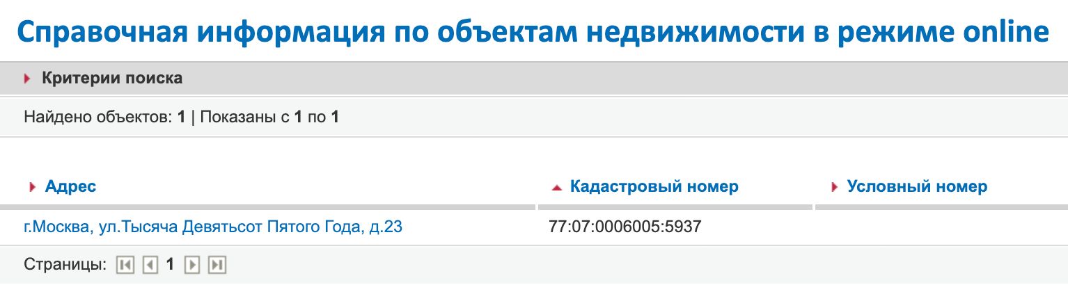 Самый простой пример: написали «тысяча девятьсот пятого года» буквами. По запросу «1905 года» этот кадастровый номер вы не получите