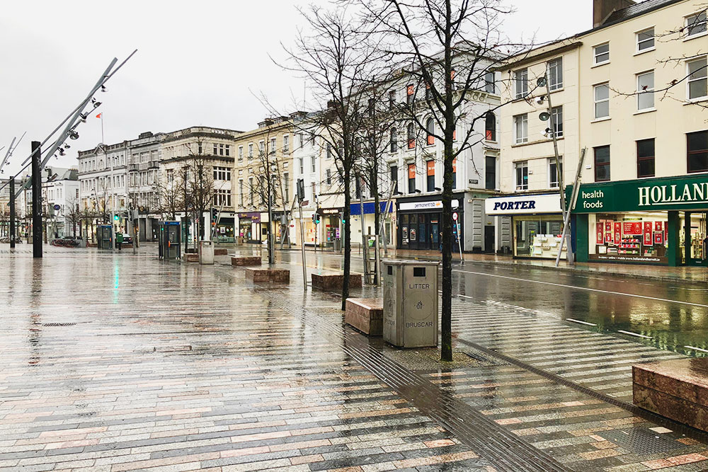 Типичный дождливый день в Корке