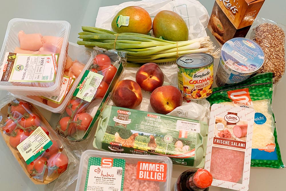 А тут продуктов на 43 € (3913 <span class=ruble>Р</span>)