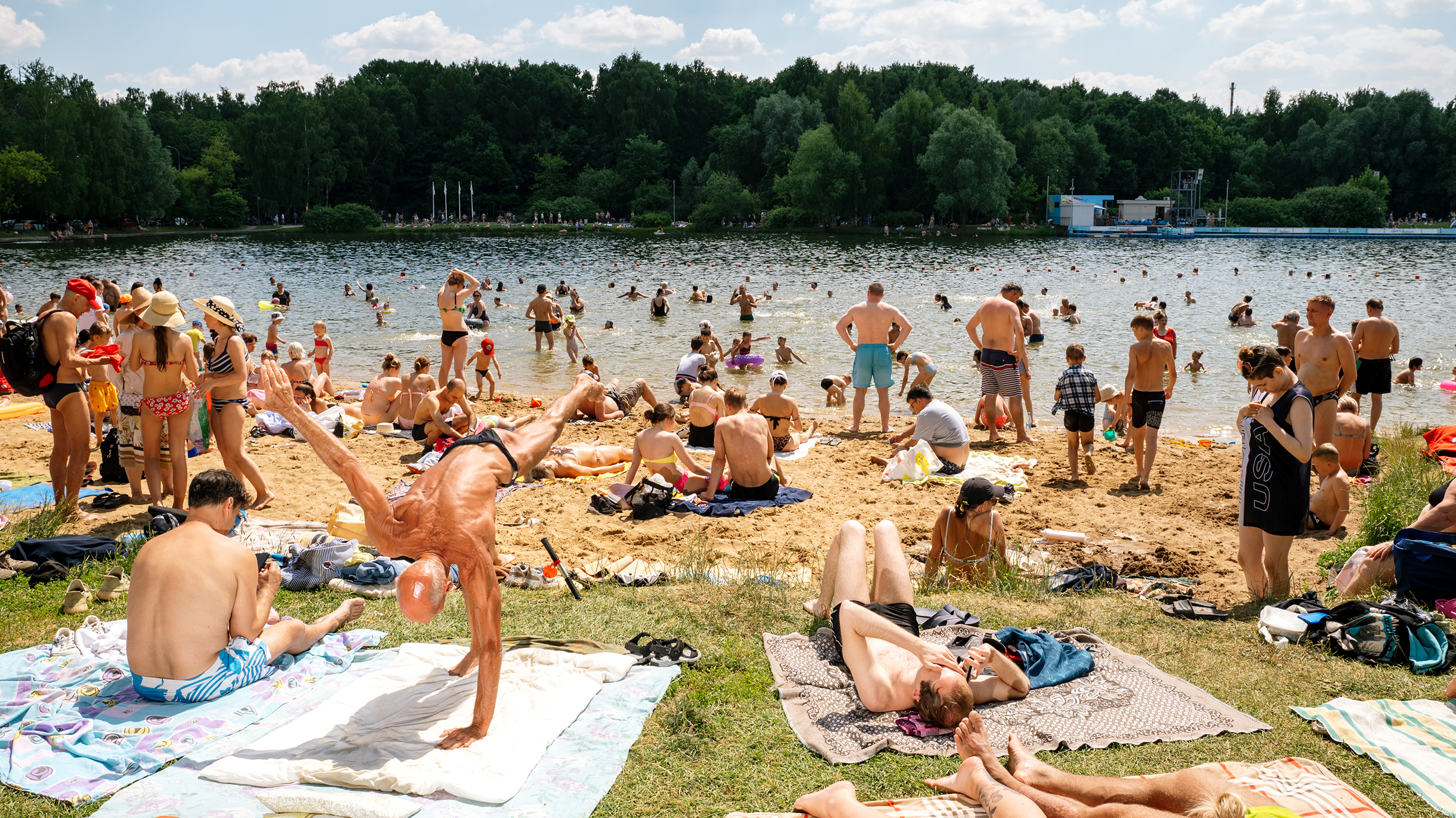 Где купаться в Москве: 6 пляжей. Фоторепортаж