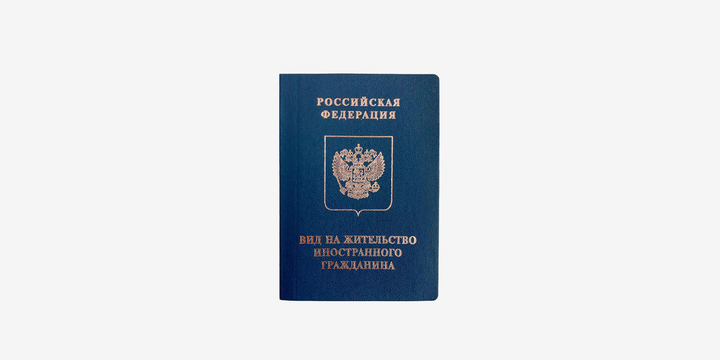 Синий паспорт РФ вид на жительство