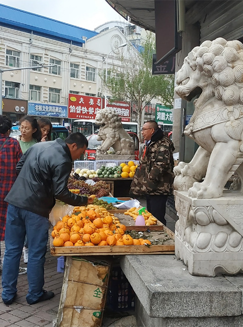 Утренний рынок в Хэйхэ