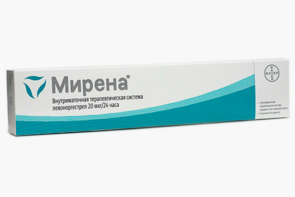 Внутриматочная гормональная система «Мирена», цена 16 830 <span class=ruble>Р</span> без учета установки. Источник: «Сбер-еаптека»