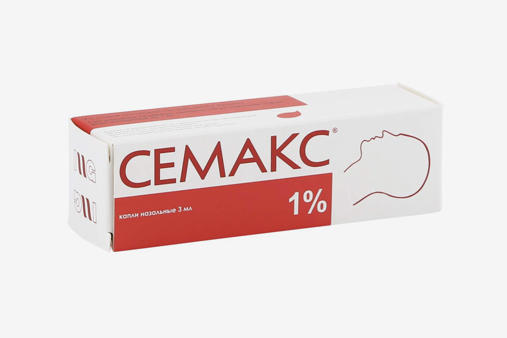 Капли «Семакс» продают только в двух формах: 0,1% и 1% раствора. Цена зависит от концентрации действующего вещества — чем больше, тем дороже