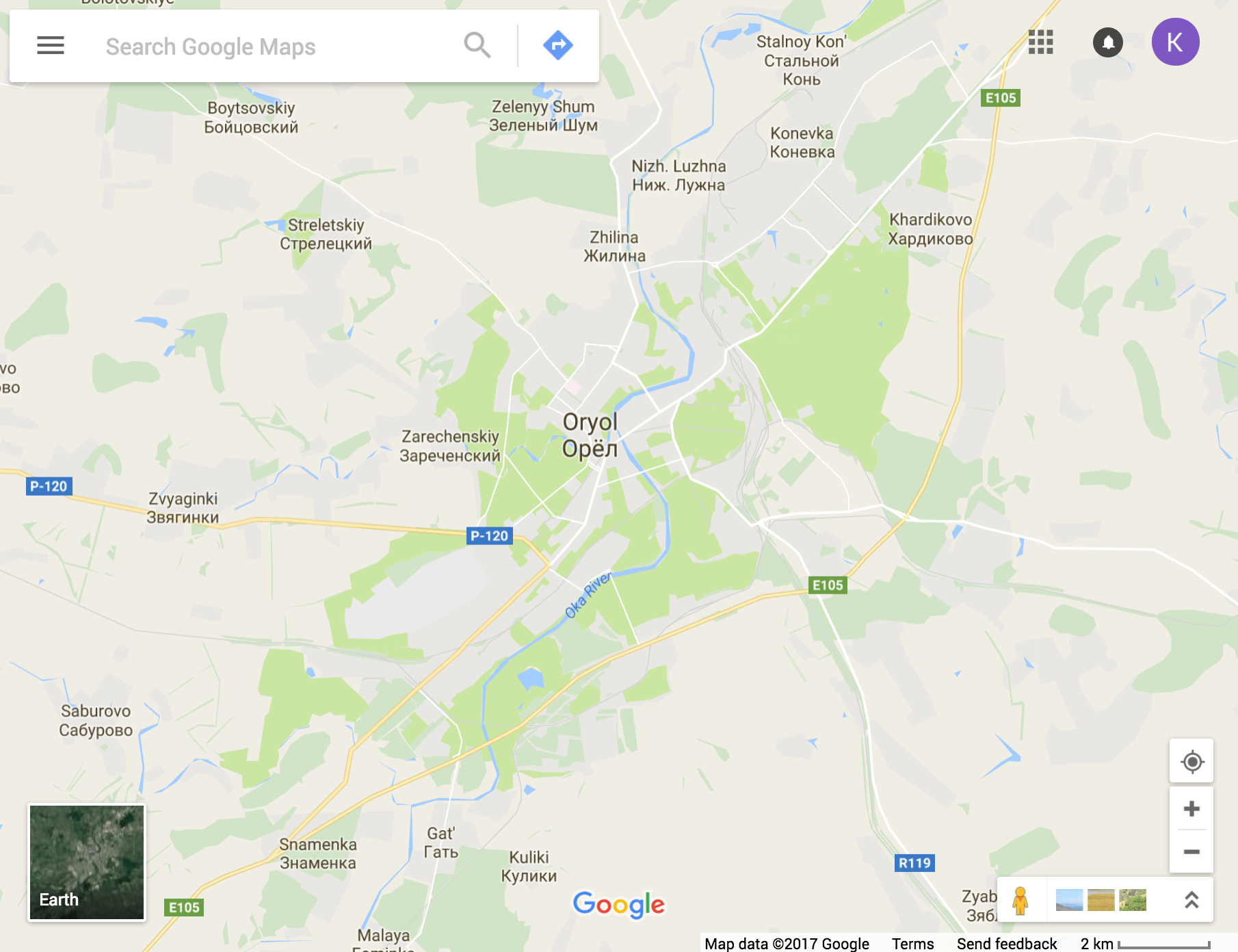 Тип дороги можно узнать по буквенному индексу, который стоит возле номера автотрассы на карте