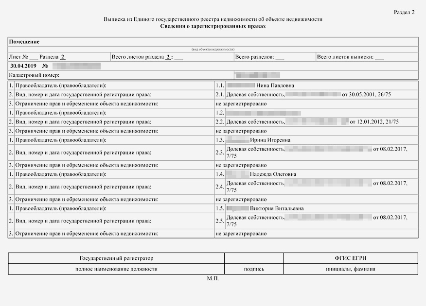В файле указаны только ФИО собственников, без адреса места жительства. Лучше отправлять письма-уведомления на адрес собственности