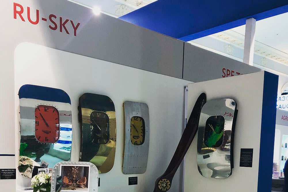 Стенд Ru-Sky на мебельной выставке Arabia-Expo 2019. На ней впервые показали копию винтов