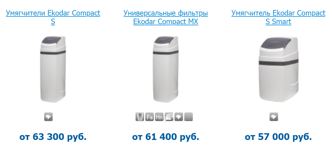 Примеры стоимости разных систем водоочистки для загородного дома
