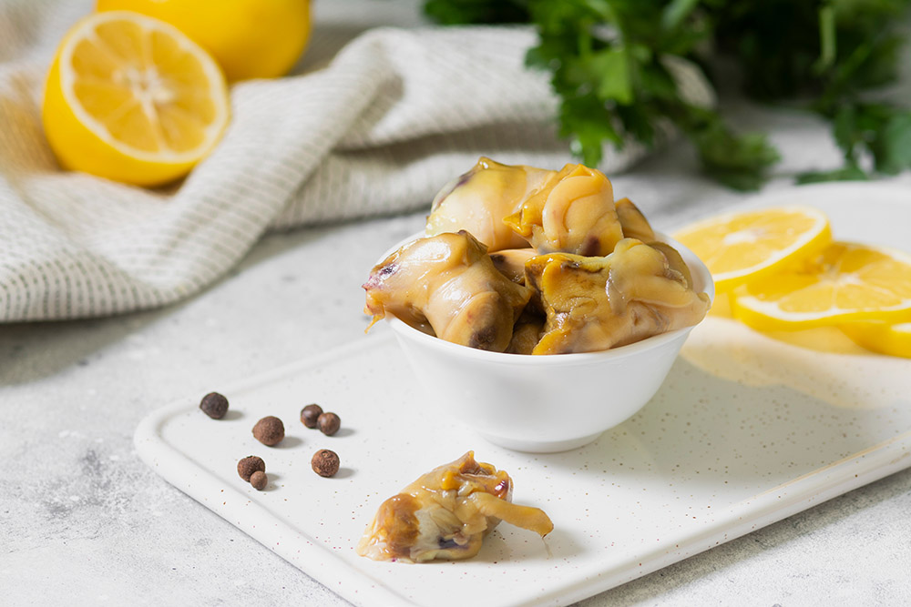 Мясо рапаны выглядит так. Источник: Lyudmila Zavyalova / Shutterstock
