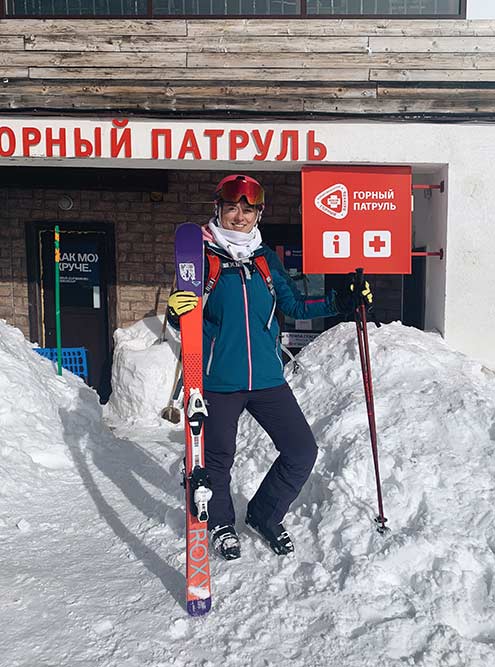 В «Розе Хутор» есть комфортные трассы для новичков, олимпийские спуски для профи и большая зона для фрирайда