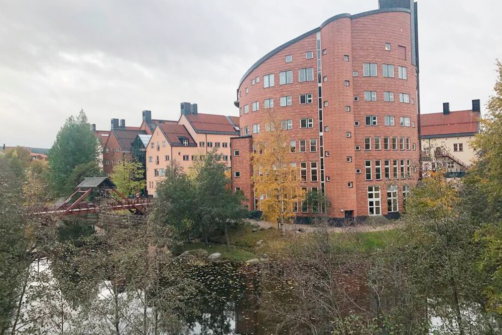 Так выглядит здание библиотеки в Mid Sweden University