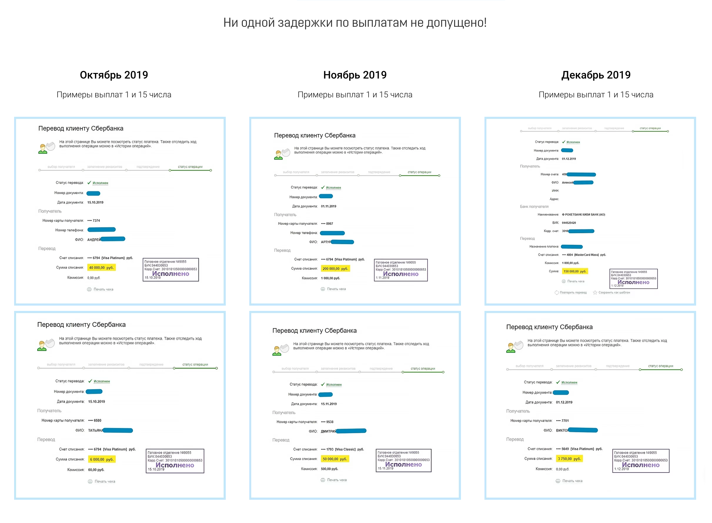 Скриншоты выплат — это не лучший способ доказать надежность проекта. Я могу за 15 минут нарисовать десяток таких «доказательств» в «Фотошопе». Думаю, если бы я прислал им скриншот перевода на 100 тысяч рублей, они бы не поверили