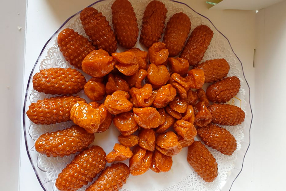Название этих сладостей я не запомнила, но они тоже очень вкусные