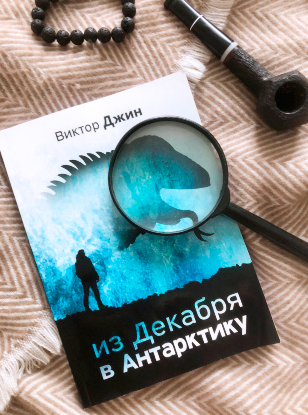 Книга, которую я писал два года. Еще полгода потребовалось на публикацию. Когда я вернулся из Антарктики, то застрял из-за дождей в патагонском городке Эль-Чальтен. Там неожиданно придумал название «Из декабря в Антарктику». Декабрь символизирует не только месяц, но и самый темный и холодный период в жизни, откуда начинается путь героя